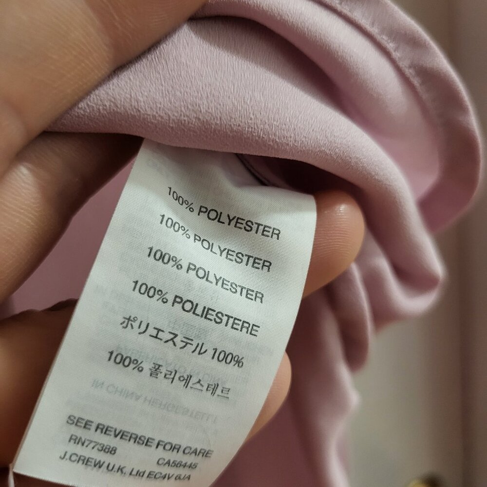 J.Crew Dusty Pink Sleeveless Blouse - Size 2 - Minimalist Workwear - Picture 5 of 5